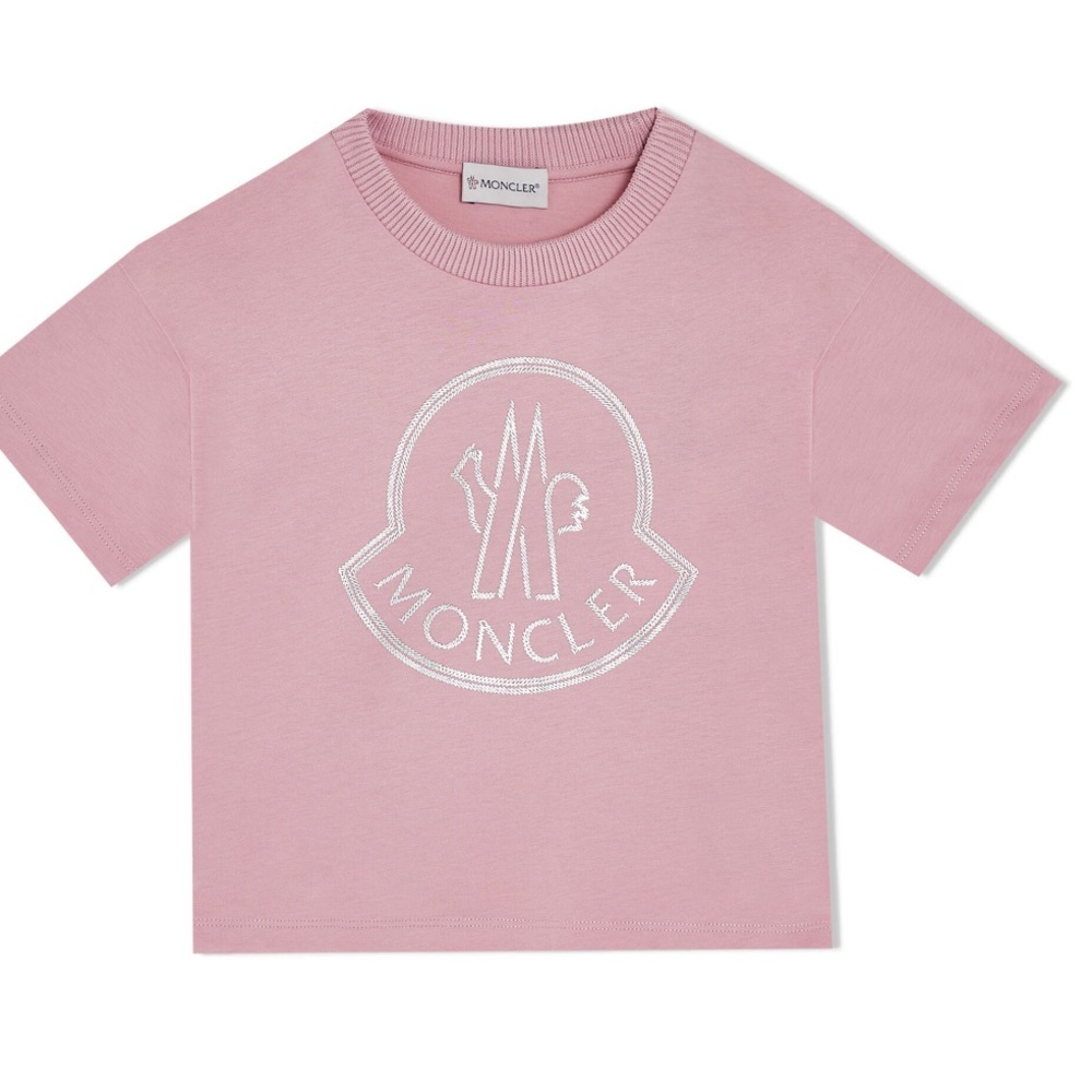 Moncler toddler girl pink brand new shirt
